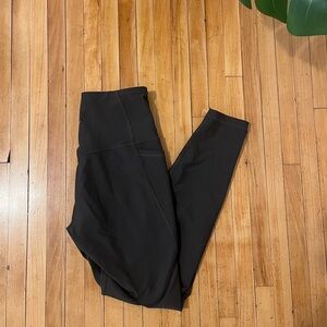 High-Waist Black Active Leggings